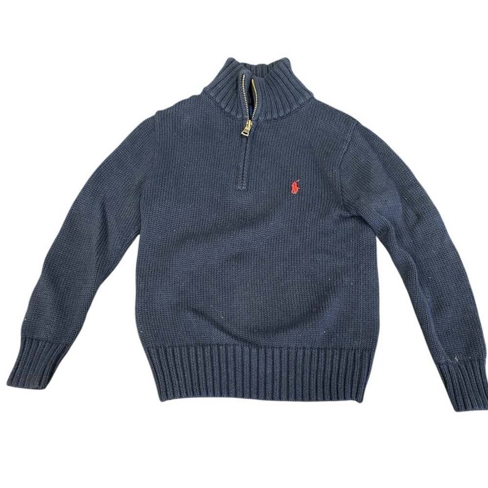 Polo by Ralph Lauren Blue Zip Up Sweater